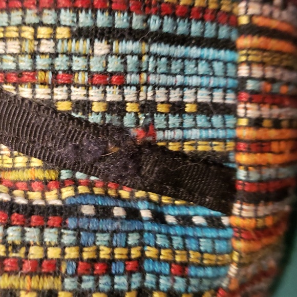 Multi colored purse with shoulder strap - Picture 6 of 6